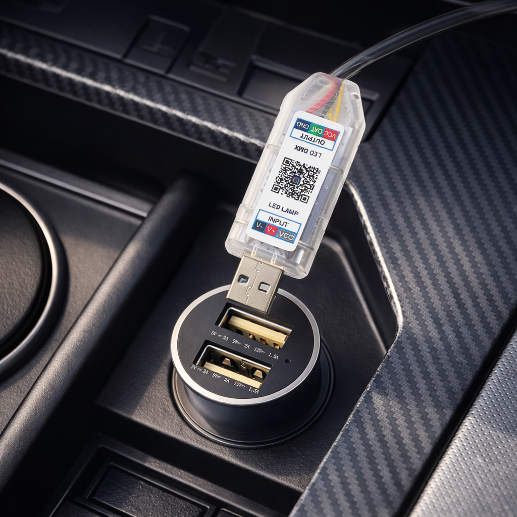 Kit d’Ambiance LED Intérieur Voiture - Installation invisible
